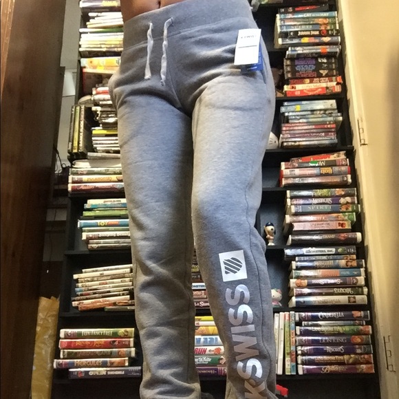 K-SWISS Gray joggers (xs) new - Picture 2 of 8